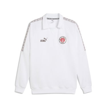 Поло тениска Puma FC St. Pauli KING Men's Training Polo Shirt Бяло | 783600_02, 0