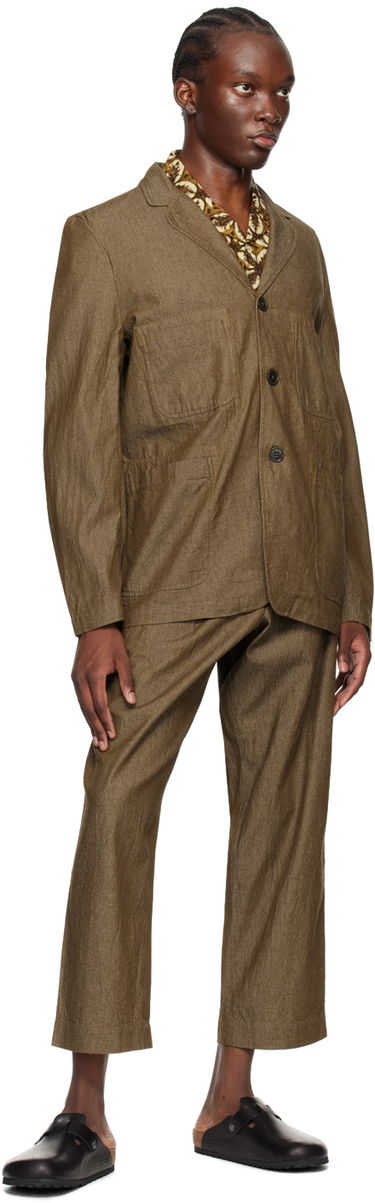 Яке Universal Works Universal Works Five Pocket Blazer Кафяво | P3015, 3
