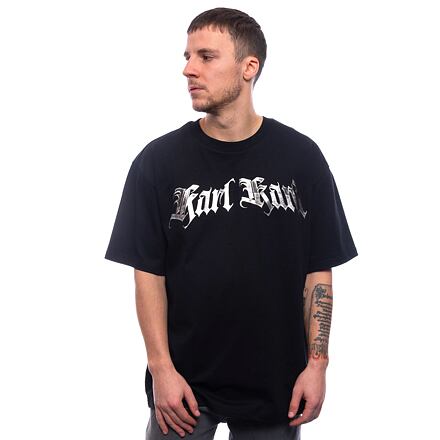 Тениска Karl Kani Old English Chrome Black T-Shirt Черно | KK60300182