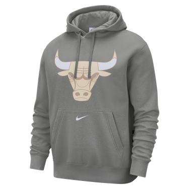 Суитчър Nike NBA Chicago Bulls Club City Edition Fleece Hoodie Сиво | FZ0593-002, 1