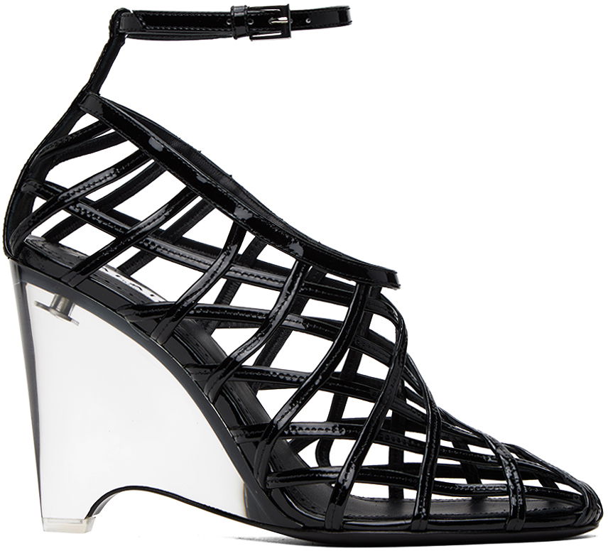 Кецове и обувки Alaïa 'La Cage' Cage Heels Черно | AA3E058CK212, 0