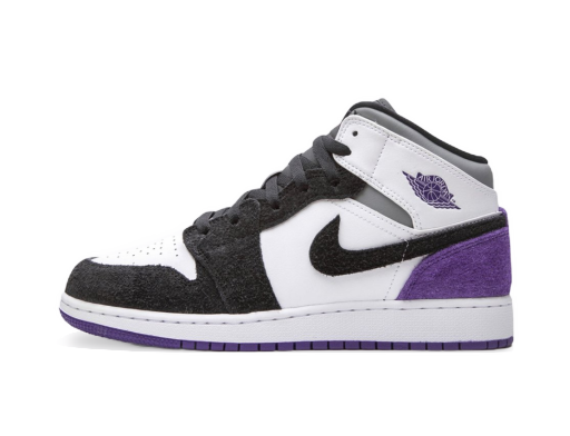 Лимитирано Издание Jordan Air Jordan 1 Mid SE GS "Varsity Purple" Лилаво | BQ6931-105