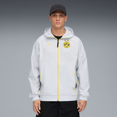 Яке Puma Borussia Dortmund Tech Woven Jacket Бяло | 781698-18, 1