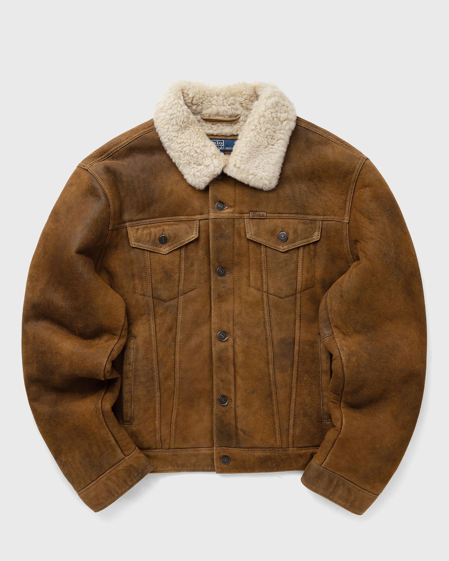 Яке Polo by Ralph Lauren Shearling Trucker Jacket Кафяво | 710968200001, 0