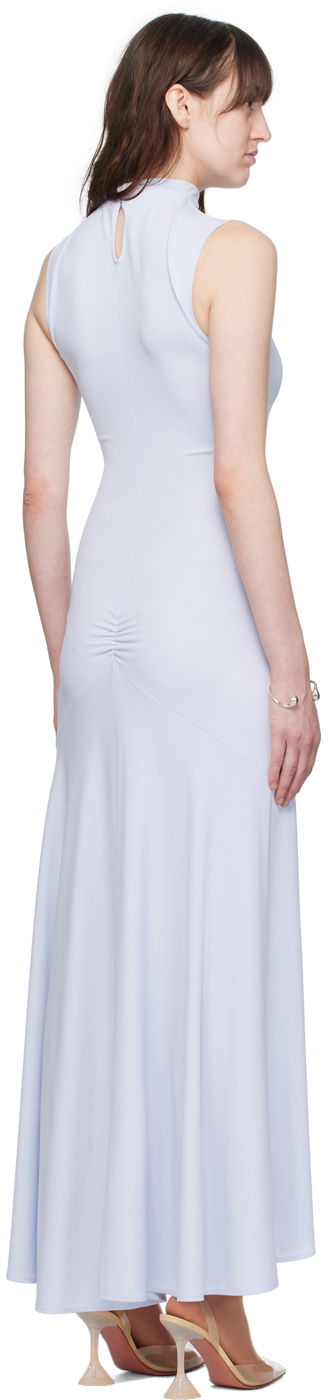 Pокля Courrèges Mock Neck Maxi Dress Синьо | 224JRO425JS0066, 2