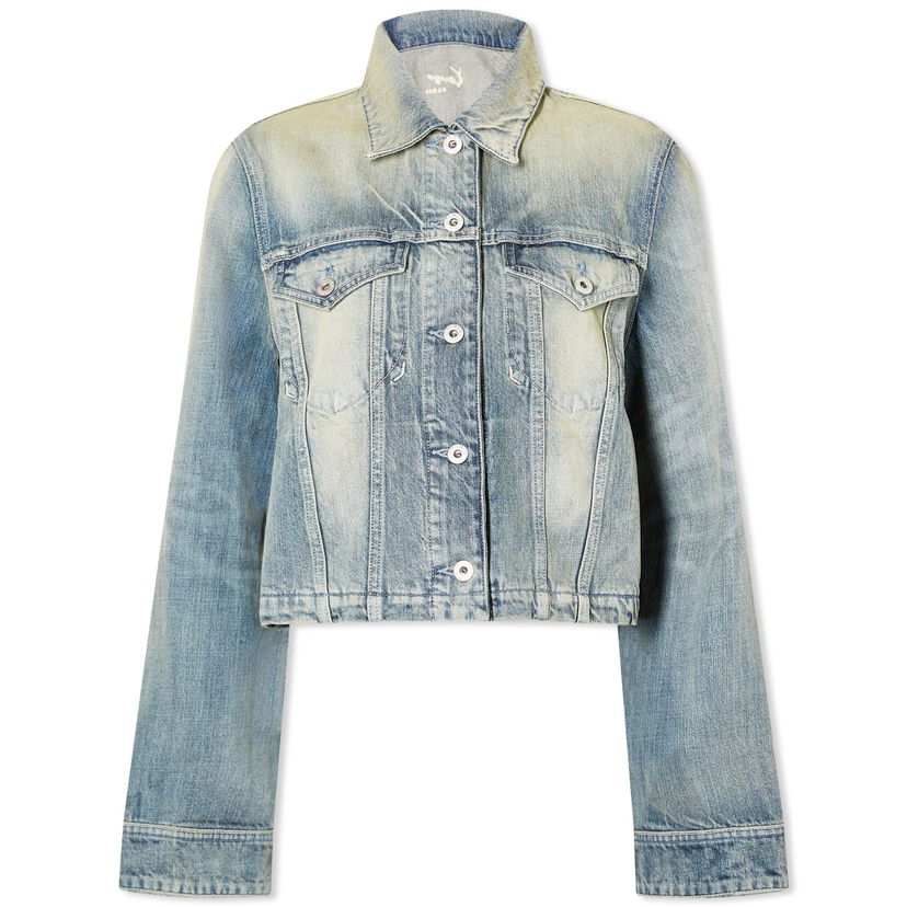 Яке KENZO Denim Trucker Jacket Синьо | FE52DV2456I7-DY