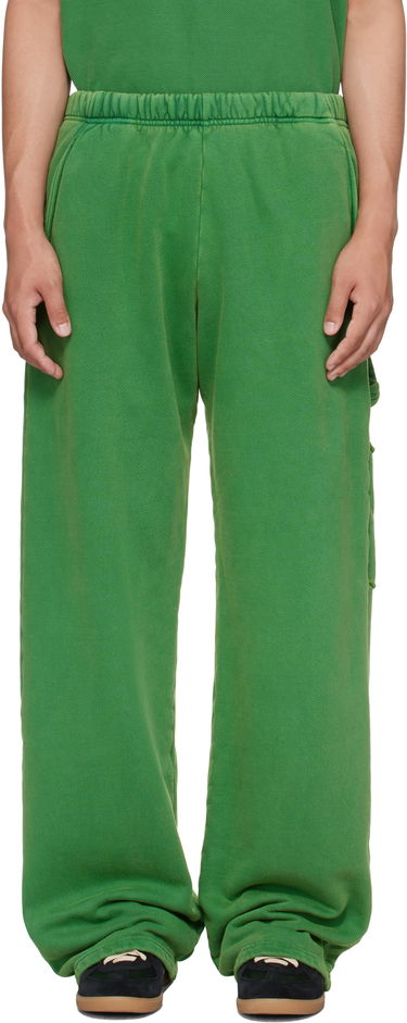 Спортни панталони LES TIEN Les Tien Heavyweight Utility Puddle Sweatpants Зелено | CF-3089-PD, 0