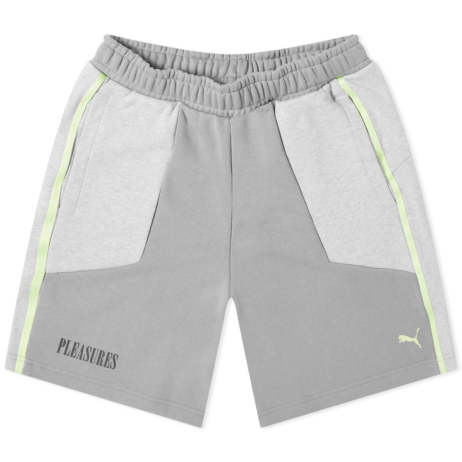 Къси панталони Puma Men's x PLEASURES Shorts Light Gray Heather Сиво | 624100-04, 0