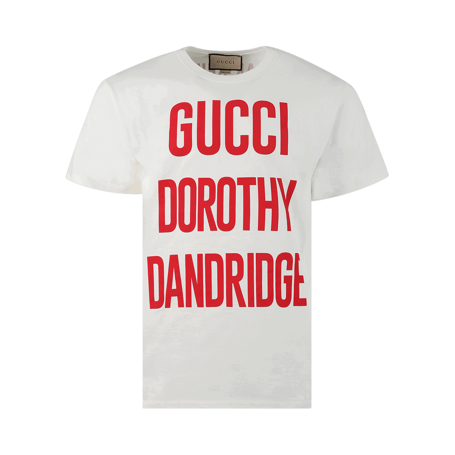 Тениска Gucci Dorothy Dandridge T-Shirt Бяло | 548334 XJEOB 9104, 0