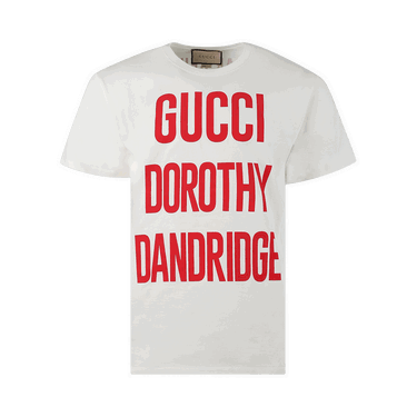 Тениска Gucci Dorothy Dandridge T-Shirt Бяло | 548334 XJEOB 9104, 0
