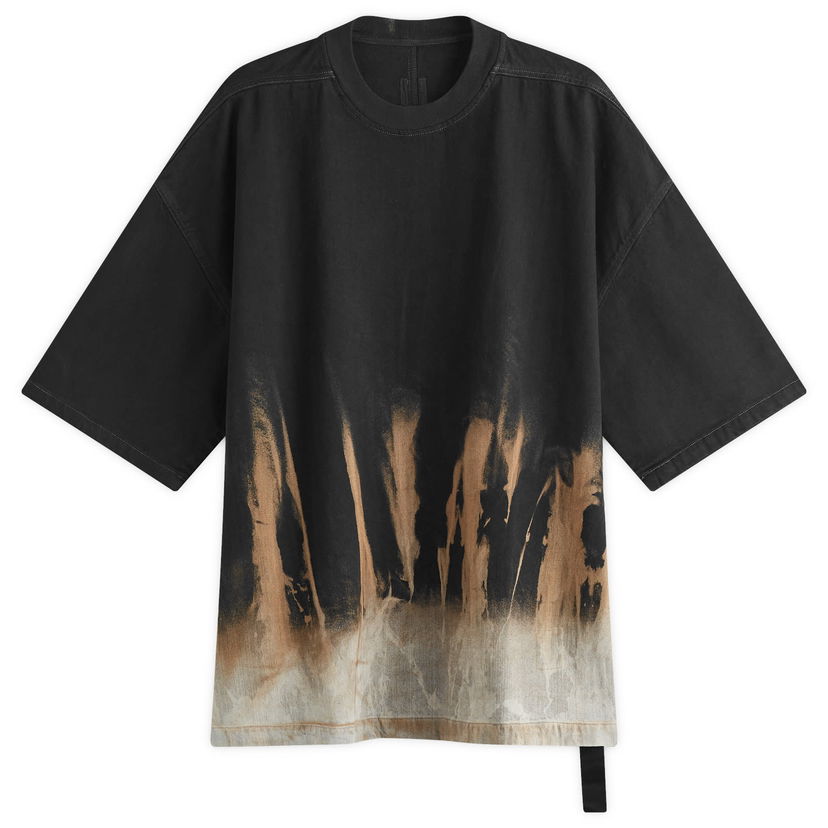 Тениска Rick Owens Women's Print T-shirt Milk Черно | DS02D2203-983-BSUN