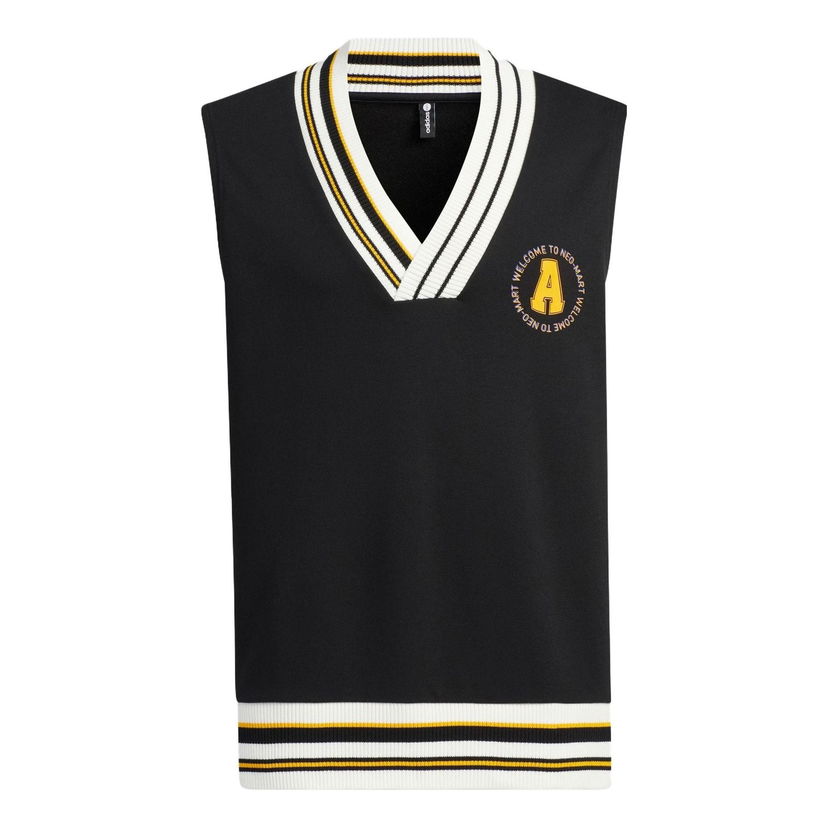Жилетка adidas Originals Striped Trim Logo Vest Черно | IJ6608