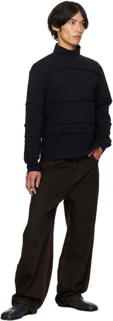Пуловер Eckhaus Latta Eckhaus Latta Striated Turtleneck Черно | 1413-EL-PF25-N, 3