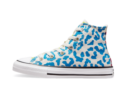 Кецове и обувки Converse Chuck Taylor All Star High GS 'Leopard Print' Синьо | 672089F