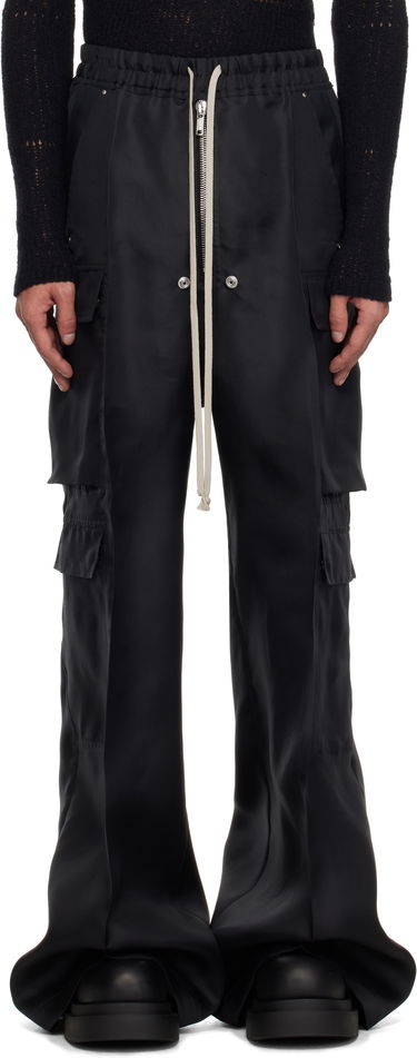 Карго панталони Rick Owens Rick Owens Hollywood Cargobelas Cargo Pants Черно | RR01E5339 SG, 0