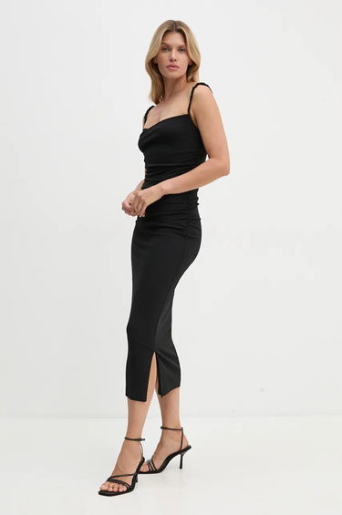 Pокля Nanushka ALEXA Maxi Dress Черно | NW24CRDR00299, 0
