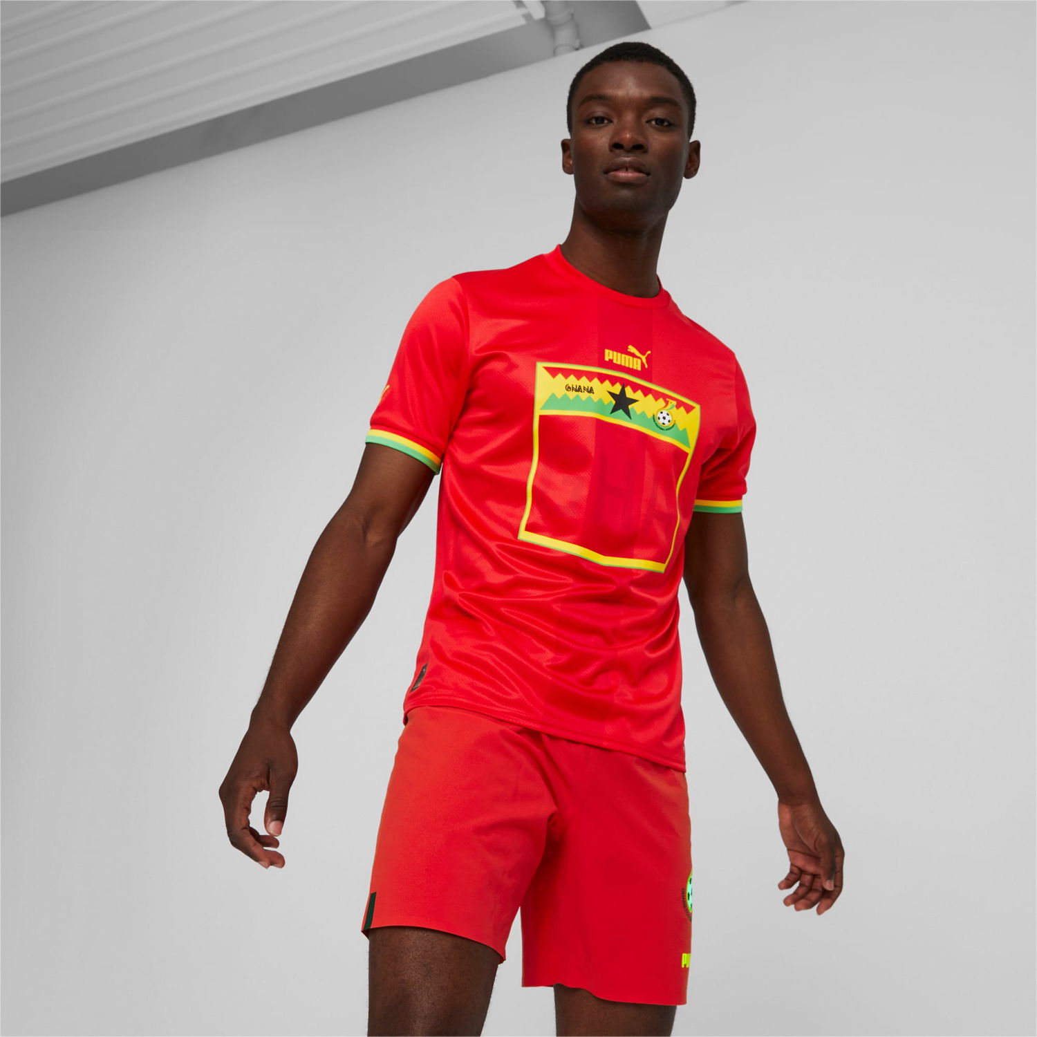Фланелка Puma Ghana 22/23 Replik Червено | 765784_02, 0