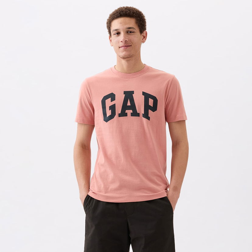 Тениска GAP Basic Logo Tee Pink Rosette 16-1518 Розово | 856659-07