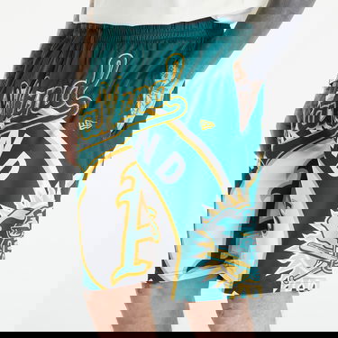 Къси панталони New Era Oakland Athletics Large Logo Shorts Dark Green Зелено | 60502687, 3