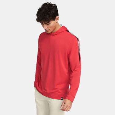 Суитчър Under Armour Playoff Hoodie für Herren Rot Solstice / Schwarz / Weiß L Червено | 1383144-814, 0