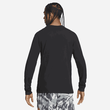 Тениска Nike Dri-FIT Trail Running Long Sleeve T-Shirt Черно | dv9381-010, 2