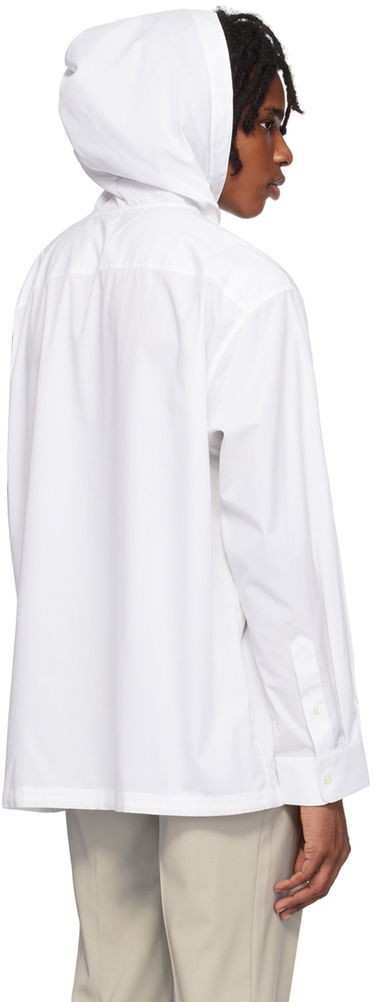 Риза Helmut Lang Hooded Shirt Бяло | O04HM503, 2