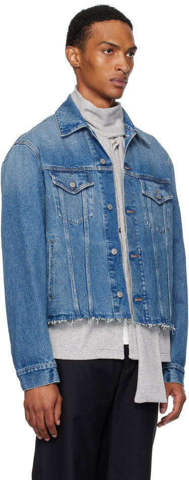 Яке Maison Margiela MM6 Maison Margiela Sports Denim Jacket Синьо | SH0AM0026 M30018, 4