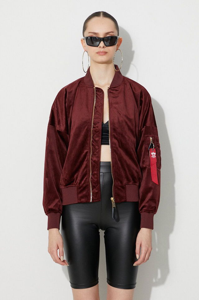 Bomber Jacket Women Velvet