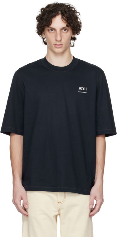 Тениска AMI AMI Paris Cotton T-Shirt Черно | HTS048.JE0119, 0