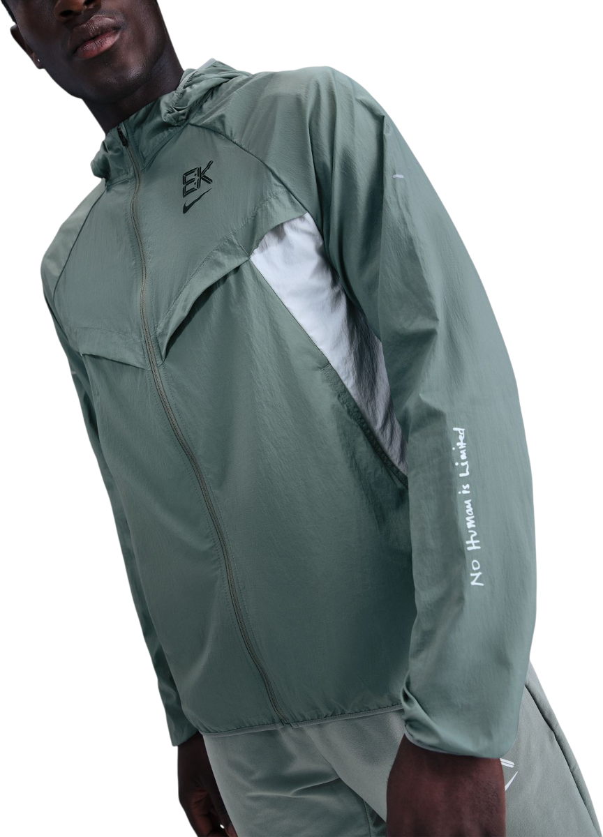 Ветровка Nike Stride Eliud Kipchoge Hooded Jacket Зелено | hv2649-034, 0