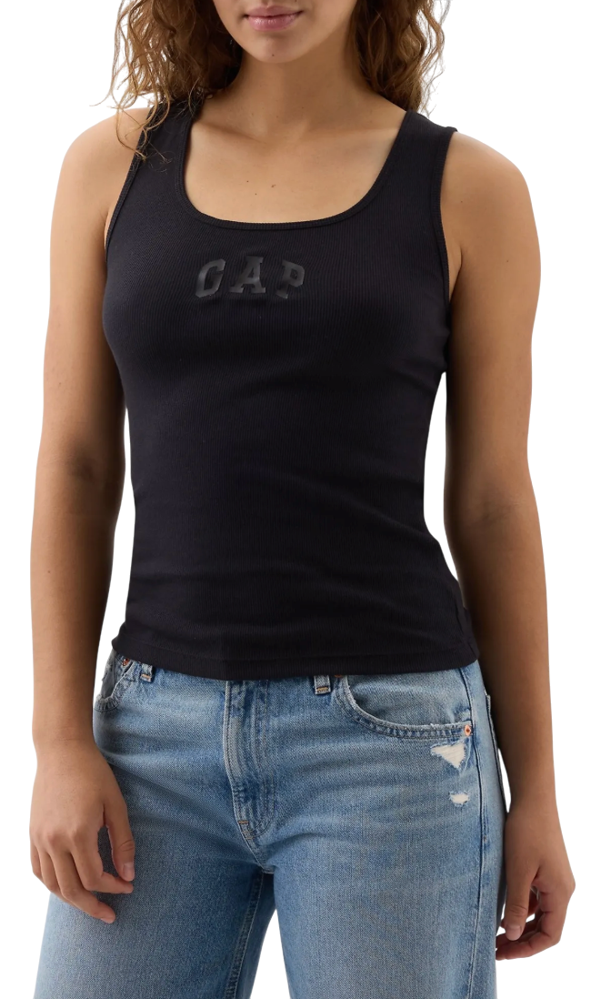 Потник GAP Ribbed Logo Tank Top Черно | 585421-07, 0