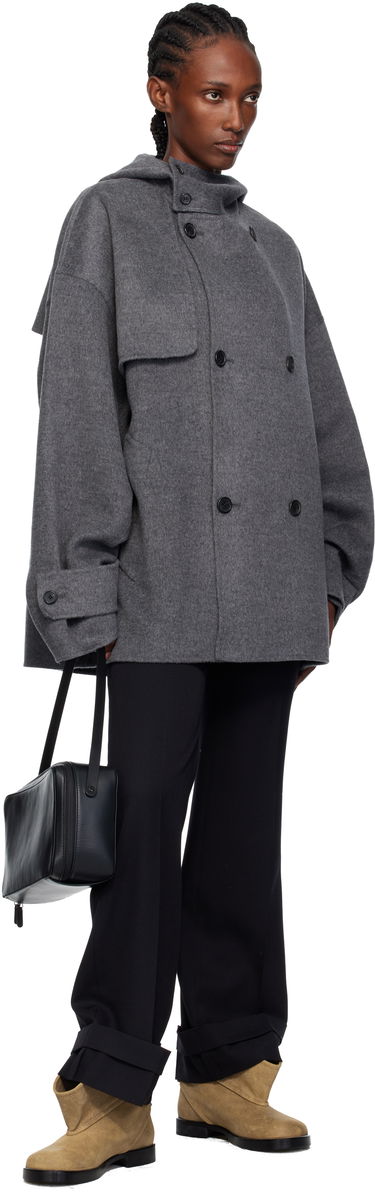 Палта JW Anderson JW Anderson Oversized Peacoat Сиво | CO0343-PG1559, 3