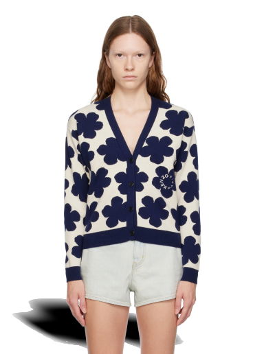 Пуловер KENZO Paris Boke Flower Cardigan Тъмно синьо | FC62CA3263CO