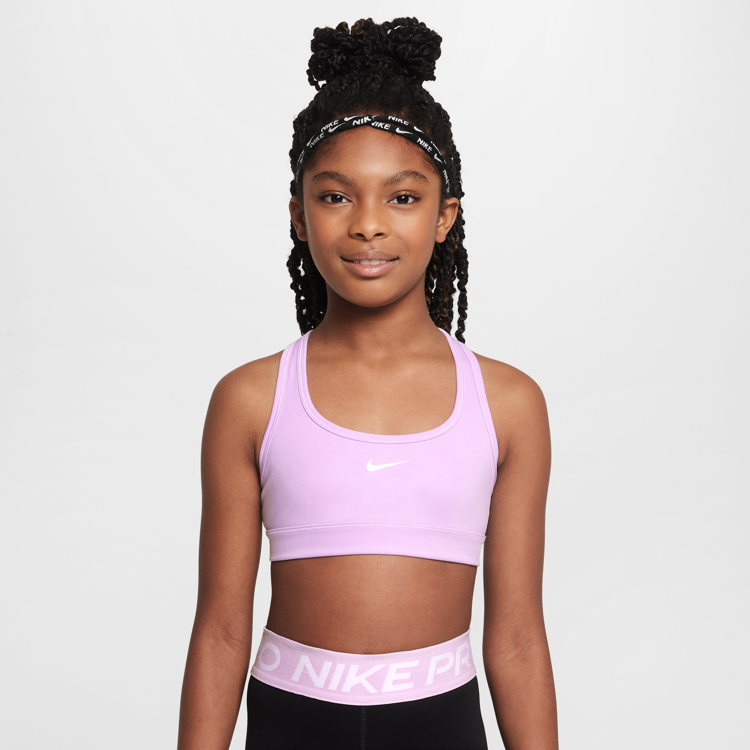 Сутиен Nike Nike Swoosh Sports Bra Лилаво | FJ7161-537, 1