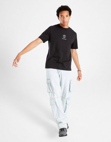 Тениска Timberland T-Shirt Small Logo Print Short Sleeve Черно | TB0A6WWTX651, 4