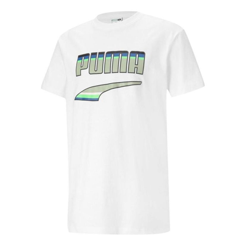 Тениска Puma Printed T-Shirt Бяло | 531497-02