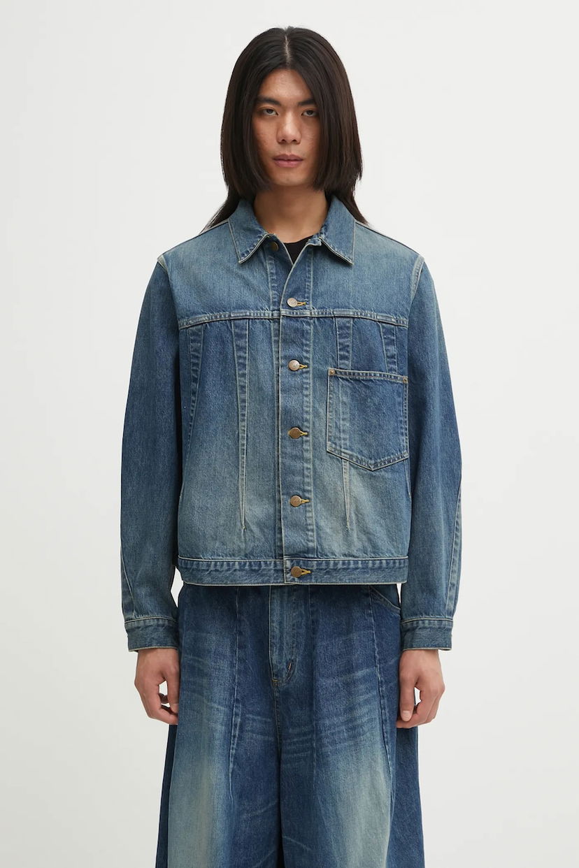 Яке Needles Needles Darts Denim Jacket Синьо | RW234