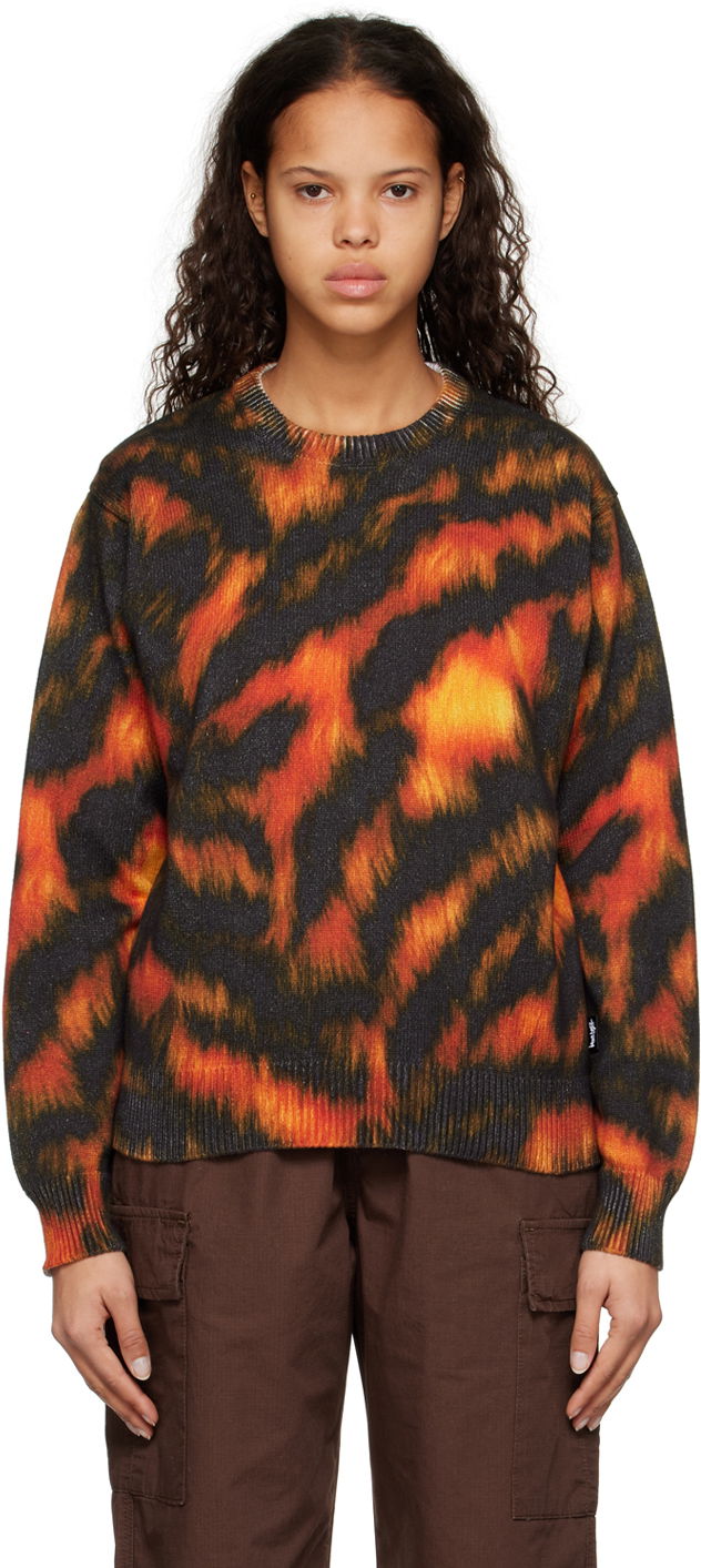 Пуловер Stüssy Printed Sweater Оранжево
 | 117171, 0
