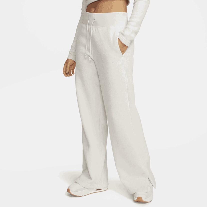 Спортни панталони Nike Sportswear Phoenix Plush Pants Бяло | FN3622-104