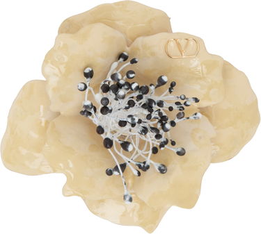 Значка Valentino Off-White Flower Pin Бежово | 6Y2J0T01GCT, 0