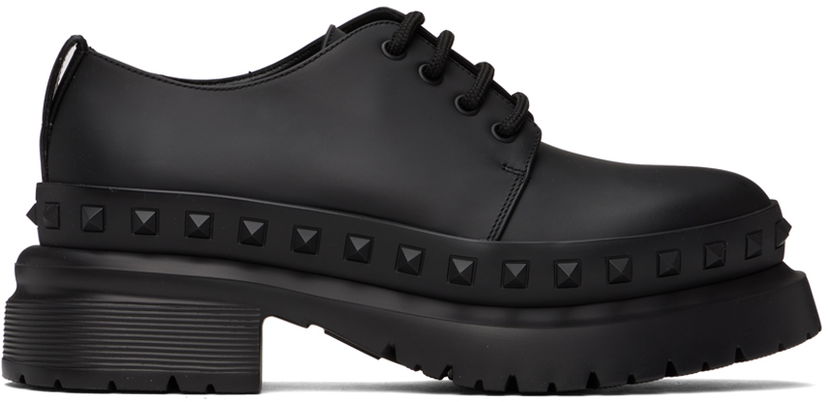 Кецове и обувки Valentino Valentino Garavani M-Way Rockstud Derbys Черно | 3Y2S0H32GZZ