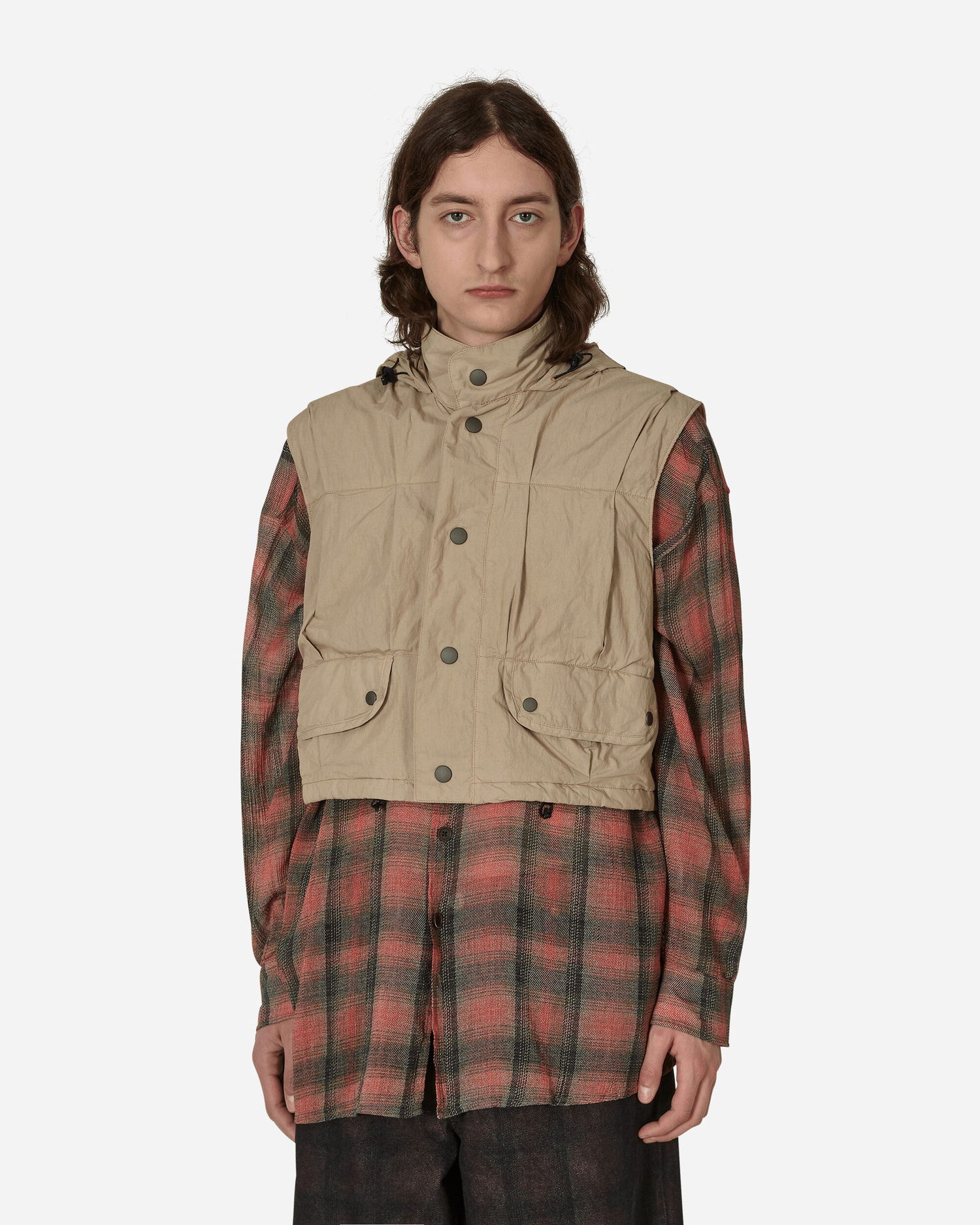 Жилетка OUR LEGACY Cropped Exhale Puffa Vest Бежово | M2231CMS 001, 0