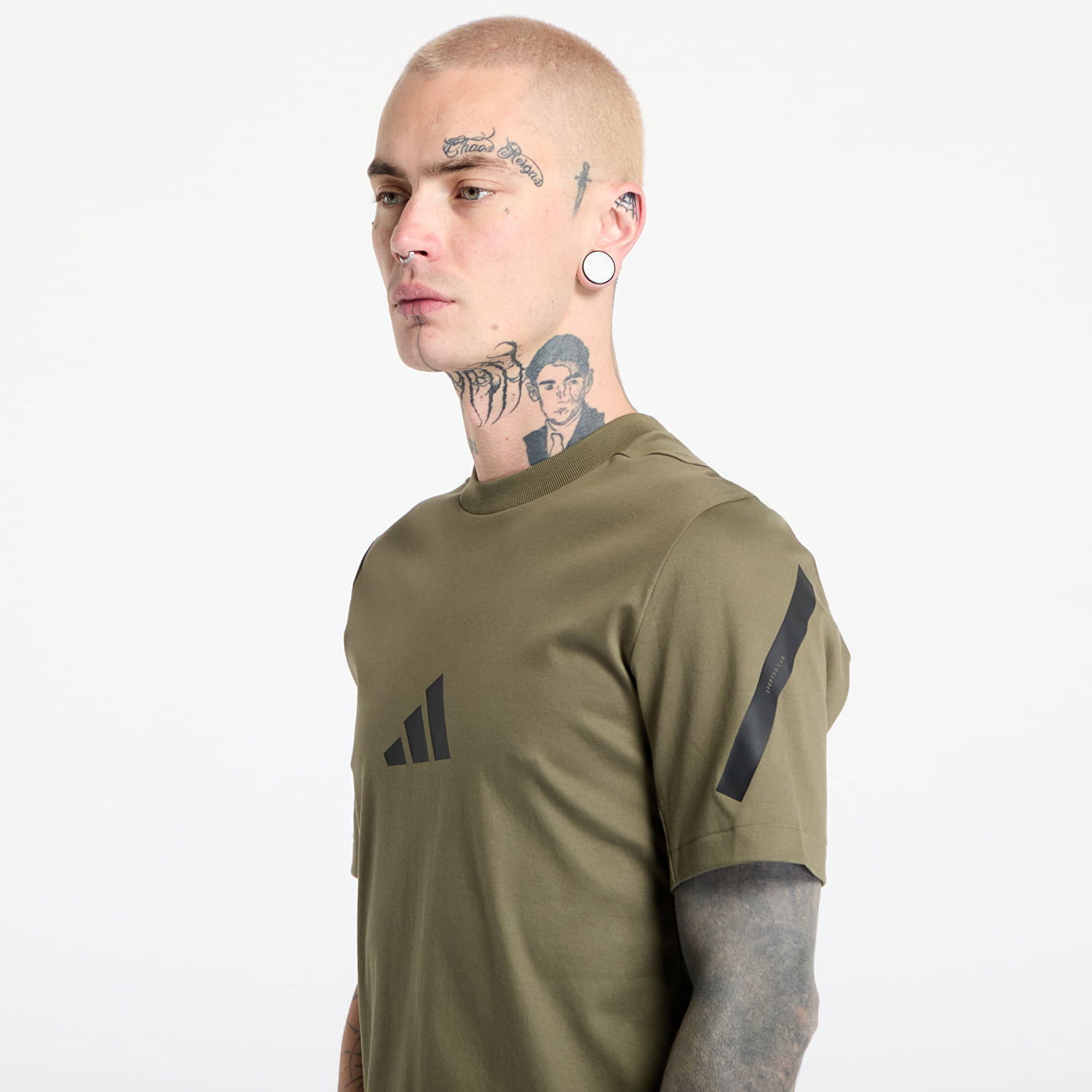 Тениска adidas Originals Z.N.E. Olive T-Shirt Зелено | JC7921, 1