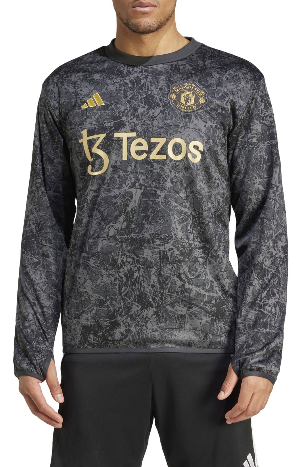 Тениска adidas Originals adidas MUFC SR WTP Сиво | iq1567, 1
