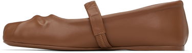 Кецове и обувки Marni Marni Mary Jane Ballerina Flats Кафяво | MJMS007700 P3628, 2