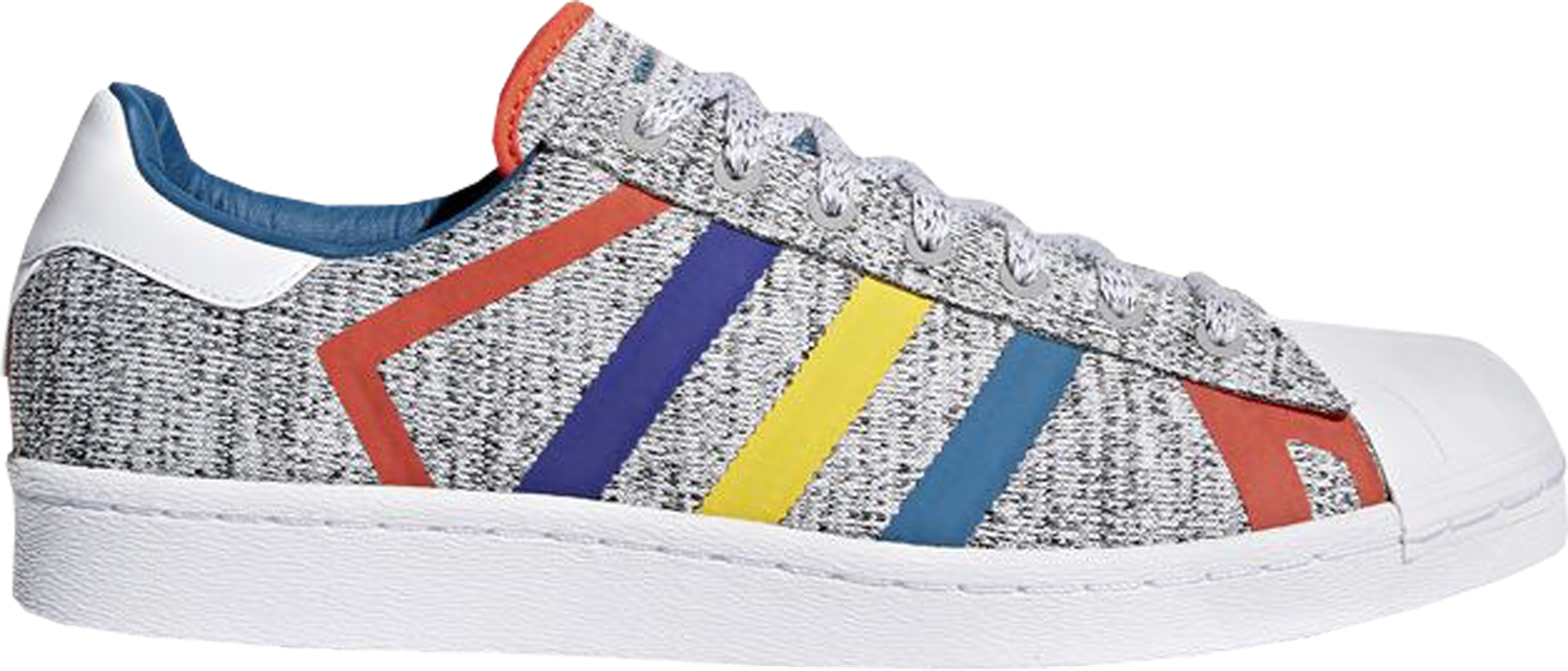 Кецове и обувки adidas Originals Superstar White Mountaineering Grey Heather Сиво | AQ0352, 0