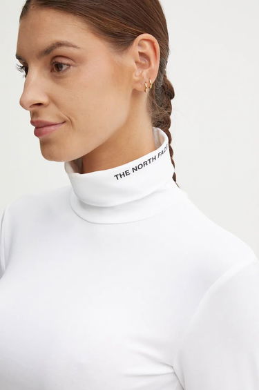 Тениска The North Face Slim Fit Long Sleeve Turtleneck Top Бяло | NF0A89BZFN41, 3
