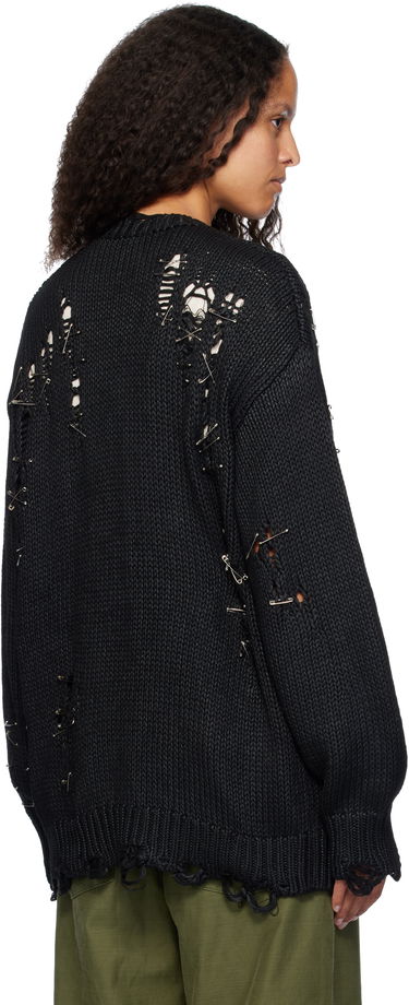 Пуловер R13 R13 Distressed Boyfriend Cardigan Черно | R13WY249 Y170A, 2