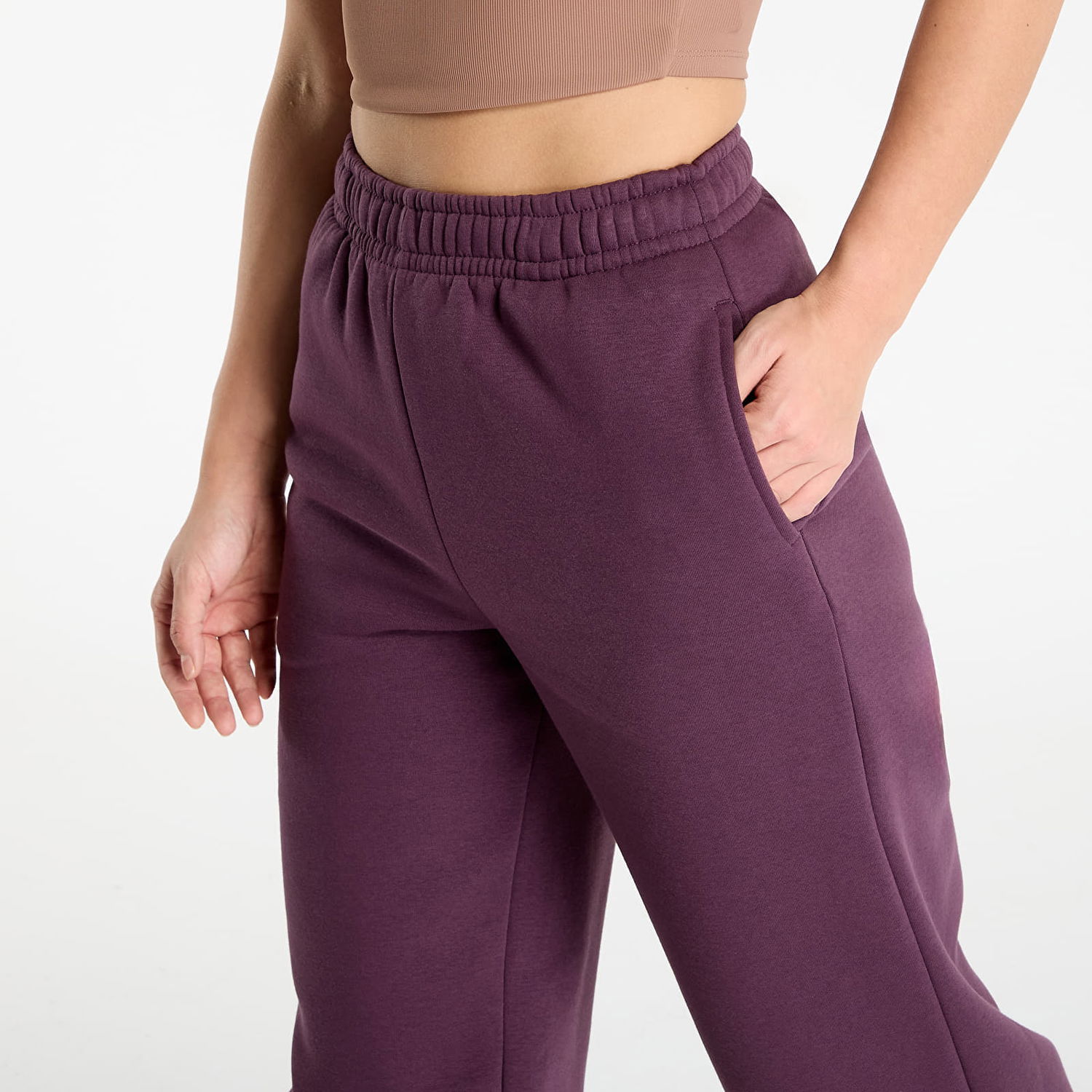 Спортни панталони Urban Classics Fluffy Sweatpants Лилаво | TB7107-18329, 1