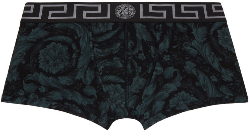 Боксерки Versace Barocco Boxers Черно | 1000957_1A11188